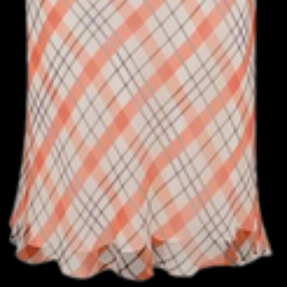 Realisation Par Karlie Dress in Summer Check XS -NWT- $260- Silk Maxi Slip Dress - Picture 9 of 9